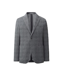 UNIQLO | ドライコンフォートジャケット（グレンチェック）(テーラードジャケット)