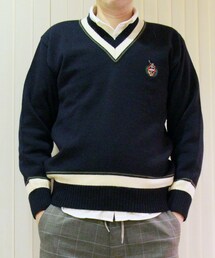 CHAPS RALPH LAUREN チルデンセーター(ニット/セーター)