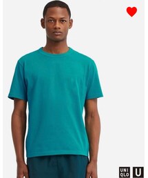 UNIQLO | UniqloU クルーネックT(半袖)  ｶﾗｰ:62 BLUE ｻｲｽﾞ:XL(Tシャツ/カットソー)