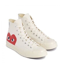 PLAY COMME des GARCONS | Converse Red Heart Chuck Taylor All Star '70 High (White) 28cm(スニーカー)