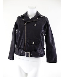 beautiful people | shrink leather riders jacket(ライダースジャケット)