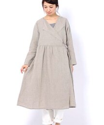 studio CLIP | ベルギー風リネンローブコート(その他アウター)