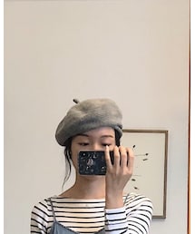 b | ハンチング/ベレー帽