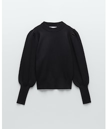ZARA | セーターパフスリーブ(ニット/セーター)