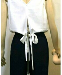 Deux fées | バックリボン (つなぎ/オールインワン)