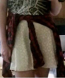 ANGIE | Red/Black Flannel(トップス)