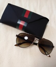 GUCCI | パイロットサングラス
ティアドロップサングラス？(サングラス)