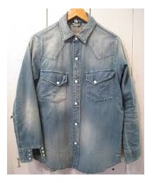 sunny side up ウエスタンシャツ (ストーンウォッシュ)(シャツ/ブラウス)