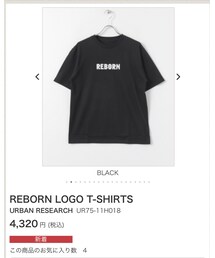URBAN RESEARCH | REBORN LOGO T-SHIRTS(Tシャツ/カットソー)