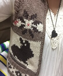 earth music&ecology | カウチンニットベスト(その他アウター)