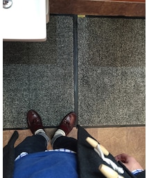 VINTAGE | いつものローファーにボーダーソックス(ドレスシューズ)