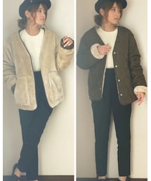 前回のコーデ😶 | その他