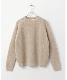 evam eva | wool cashmere aze PO　E153K202(ニット/セーター)