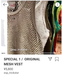 SPECIAL 1 CLOTHING | タンクトップ