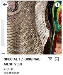 SPECIAL 1 CLOTHING | タンクトップ