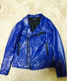 no brand | フェイクレザーライダース(ライダースジャケット)