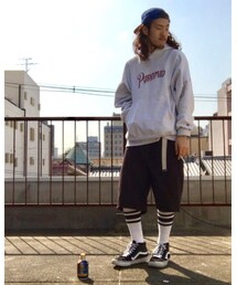 立ったらこんな感じ😎 | パーカー