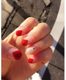 赤ネイル | リング