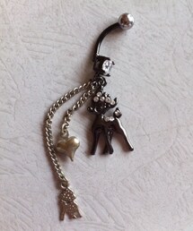 不明 | 姉さんから誕生日に貰ったバンビピアス(ピアス（片耳用）)