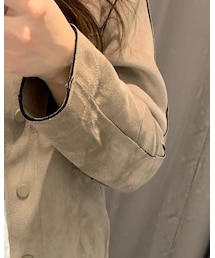 ZARA | ノーカラージャケット