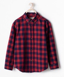 ZARA KIDS | ベーシックチェック柄シャツ(シャツ/ブラウス)