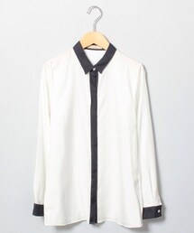 DES PRES | キュプラコットン バイカラーシャツ
(シャツ/ブラウス)