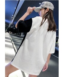 2019bf風韓国丸首ゆったりTシャツ(Tシャツ/カットソー)