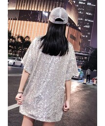 2019年ミディアムロングTシャツ女(Tシャツ/カットソー)