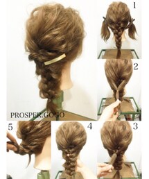 ヘアアレンジ作り方 | バレッタ/ヘアクリップ