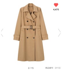 GU | xs size(トレンチコート)