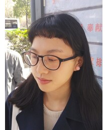 forever21毛球耳钉(ピアス（両耳用）)