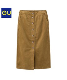 GU | GU 灯芯绒半裙(スカート)