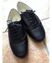 studio CLIP | レースアップシューズ黒(その他シューズ)