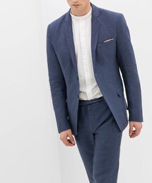 ZARA | 麻ブレザー(テーラードジャケット)