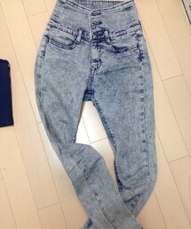 EMODA | ハイウエストデニム(ケミカル)(デニムパンツ)