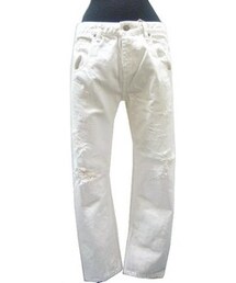 Ungrid | ホワイトサルエルパンツ(デニムパンツ)