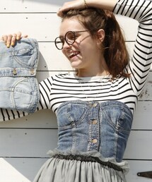 Ungrid | デニムビスチェ(その他トップス)