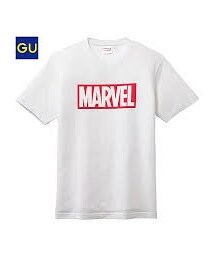 GU | MARVEL ロゴT(Tシャツ/カットソー)