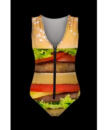 Mr.Gugu&MissGo | Hamburger zip-up swimsuit (水着)
