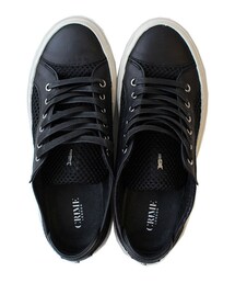 CRIME　black mesh sneakers(スニーカー)