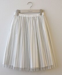 ストライプチュールスカート(スカート)