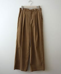 コーデュロイ　ワイドパンツ(その他パンツ)