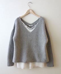 emmi | emmi キャミレイヤードプルオーバー(ニット/セーター)