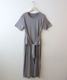 腰巻風ワンピース(ワンピース)