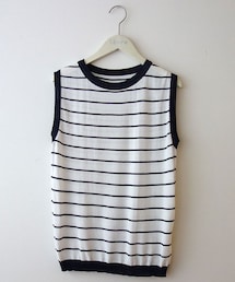 ボーダーニット(ベスト)