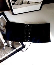 レースアップ太ベルト(ベルト)