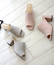 スエードサボサンダル(サンダル)