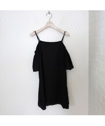 オフショル　シワ加工チュニック(その他トップス)