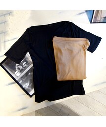 ボートネックトップス(Tシャツ/カットソー)