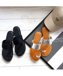 EVOL | EVOL　フラットサンダル(サンダル)